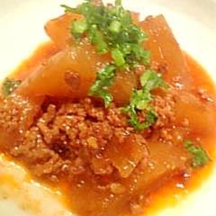 豚ひき肉と大根のピリ辛煮♪